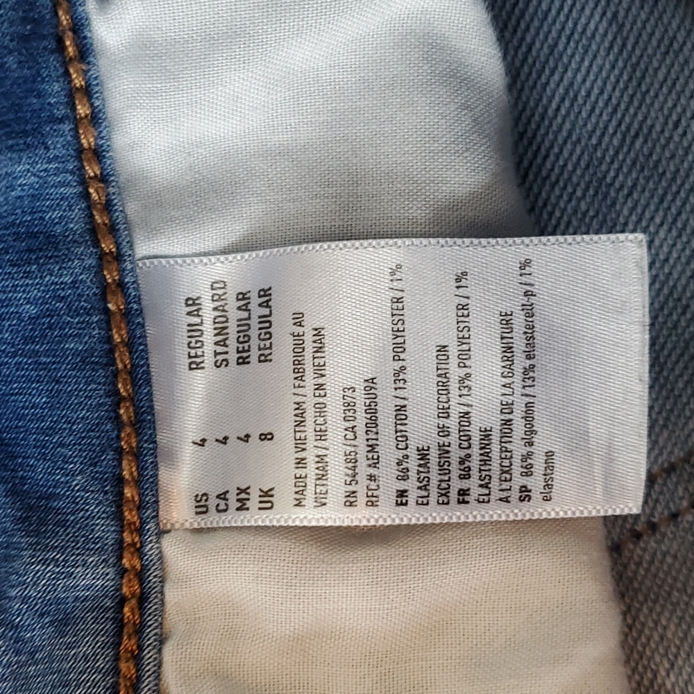 American Eagle Denim jegging size 4 regular - Picture 4 of 7